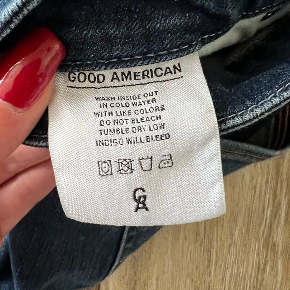 Good American Good Legs Skinny Blue Denim Jeans - Size 18 - Picture 3 of 7